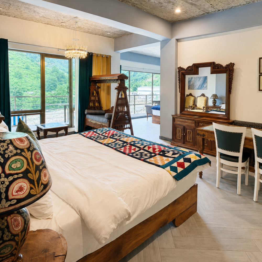 King Suite at Walnut Riverside Resort, Kaghan Valley